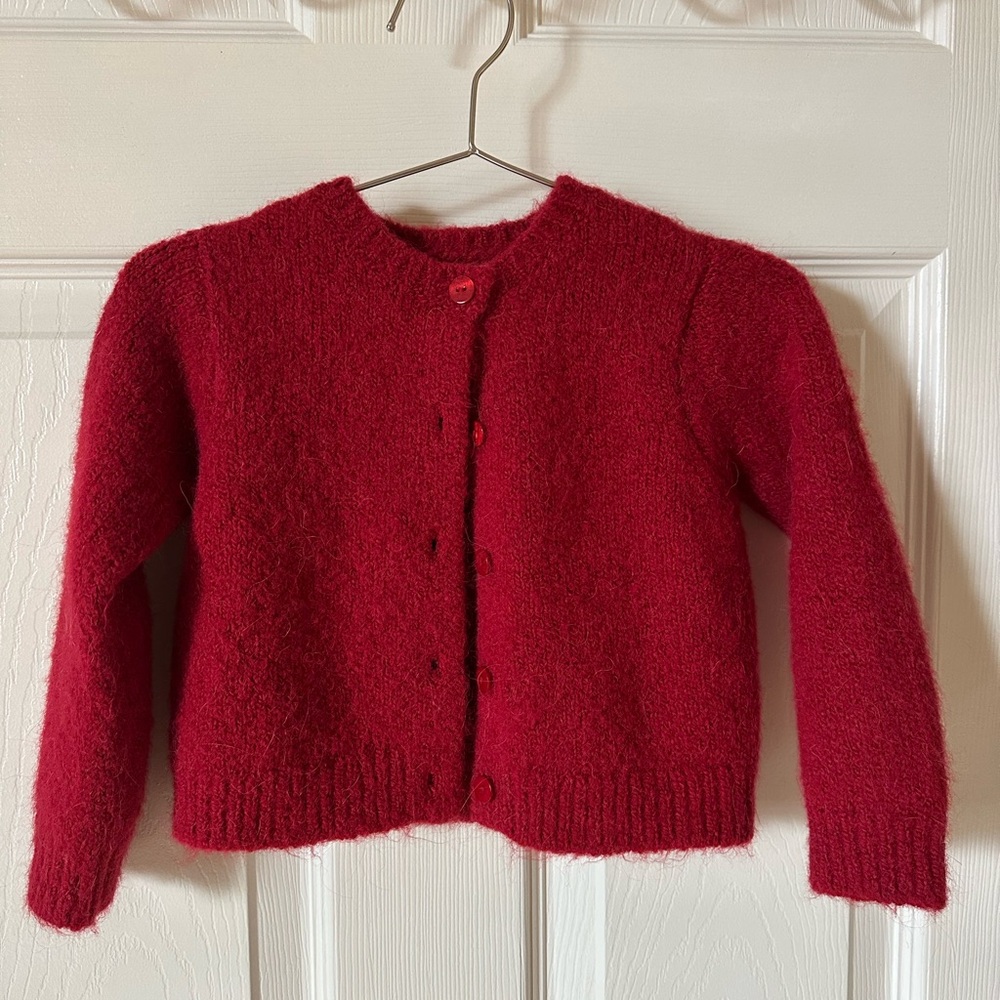 Zara wool/alpaca blend red sweater